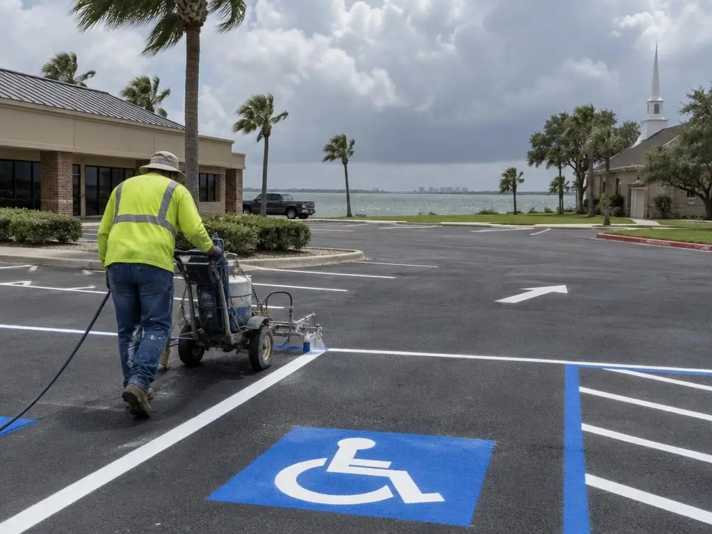 Parking Lot Striping in Corpus Christi, TX